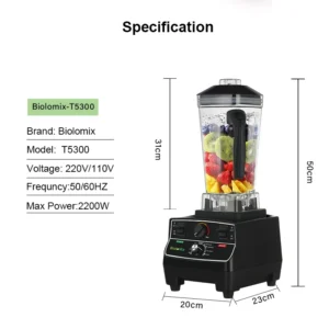 2200W Pro Blender - Thumbnail Image 4