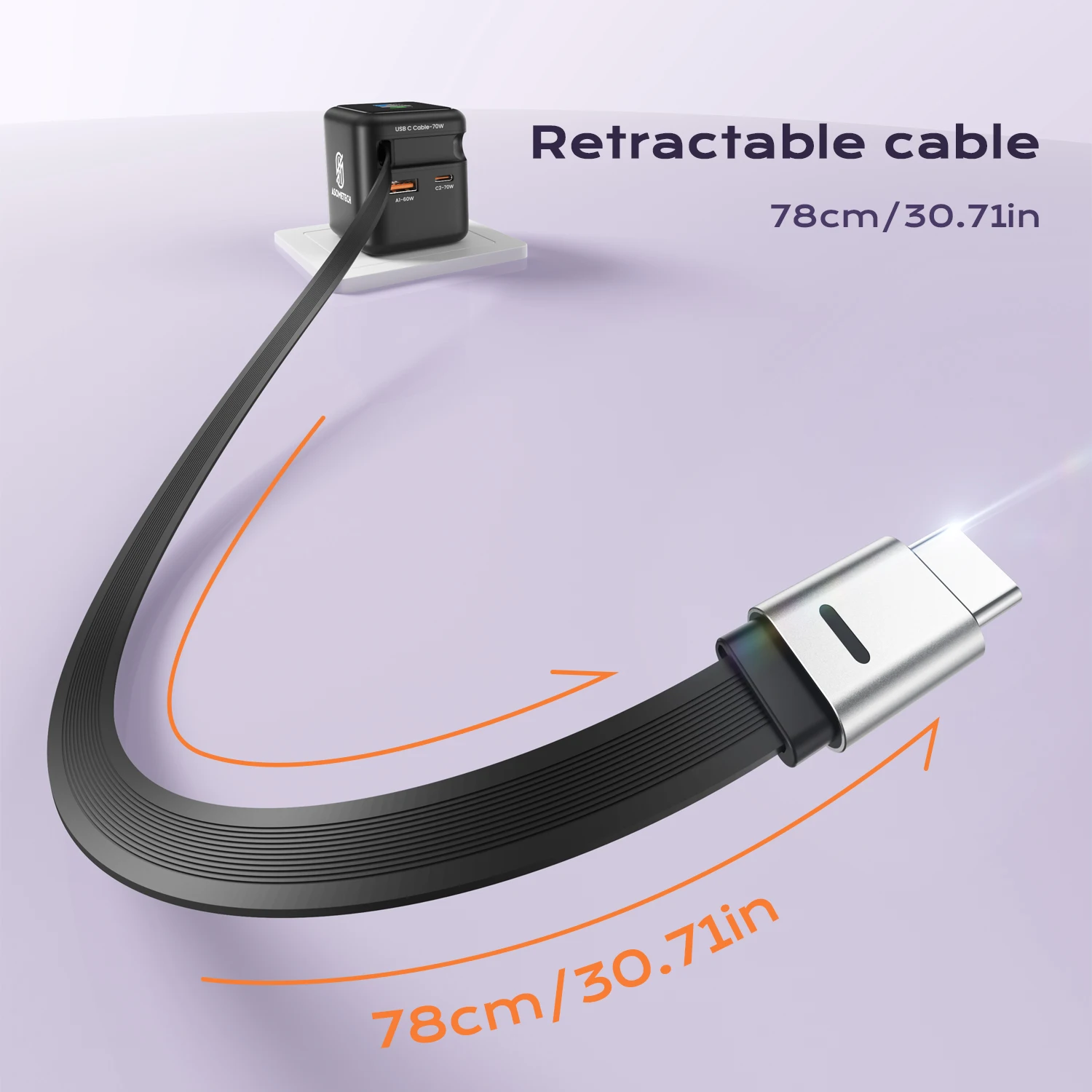 70W GaN Travel Charger - Image 2