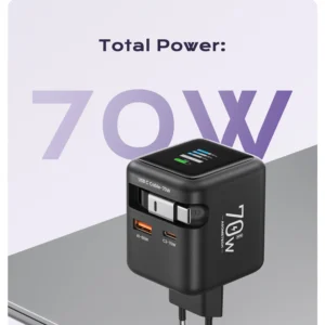 70W GaN Travel Charger - Thumbnail Image 5