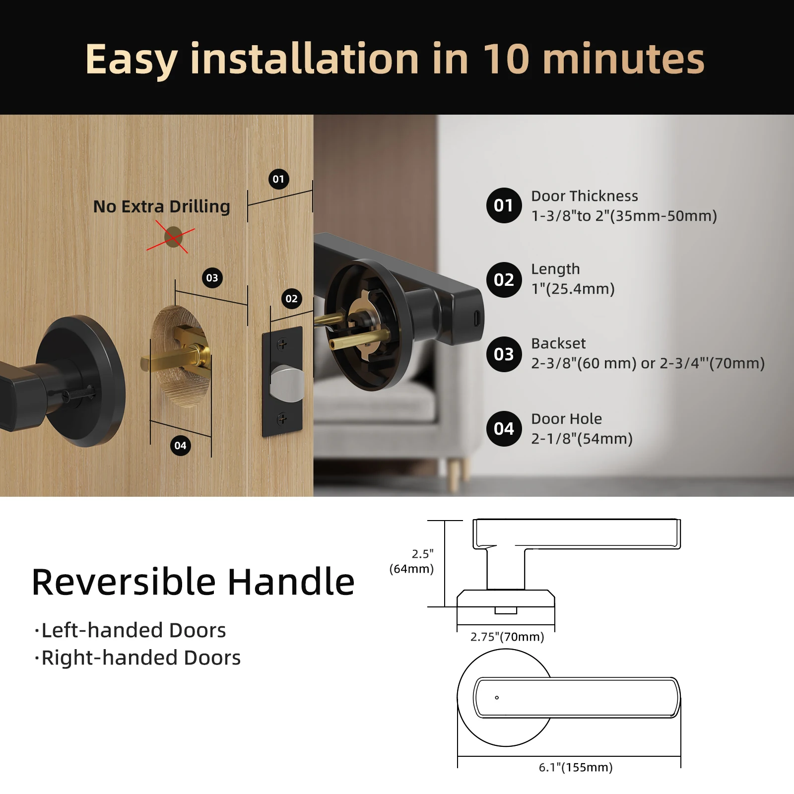 Fingerprint Smart Door Lock - Image 4