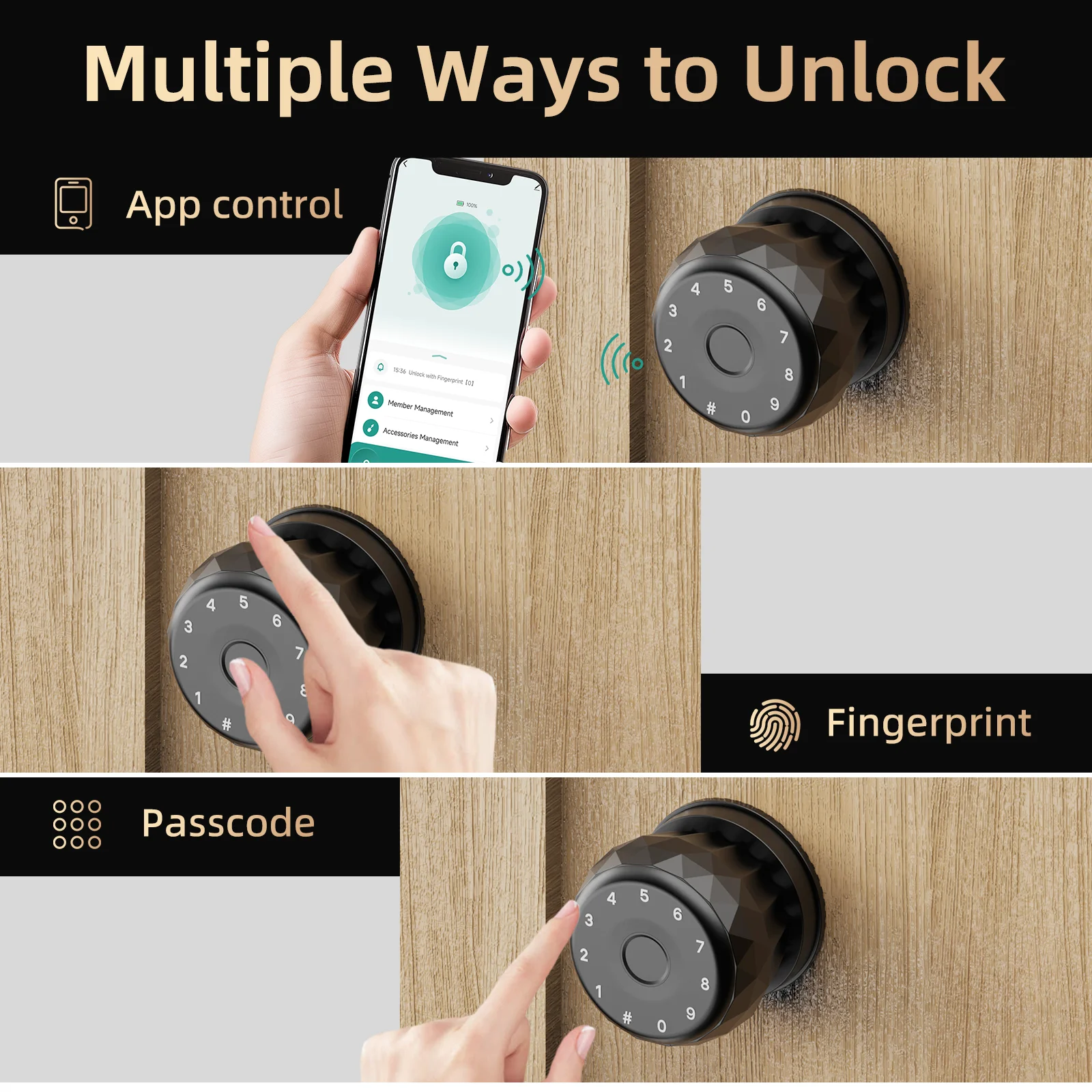 Fingerprint Indoor Smart Lock - Image 3