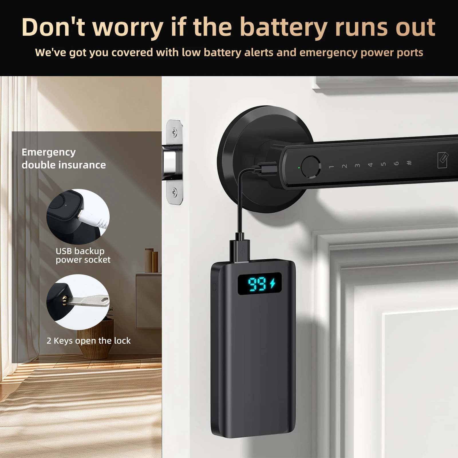 Fingerprint Smart Door Lock - Image 3
