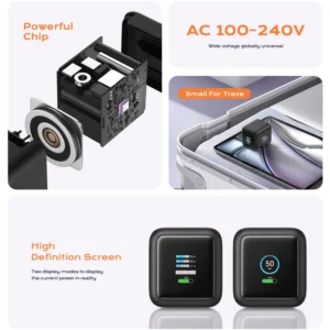 70W GaN Travel Charger - Thumbnail Image 4