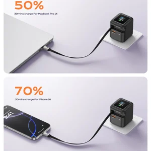 70W GaN Travel Charger - Thumbnail Image 6