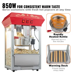 Electric Commercial Popcorn Maker - Thumbnail Image 4