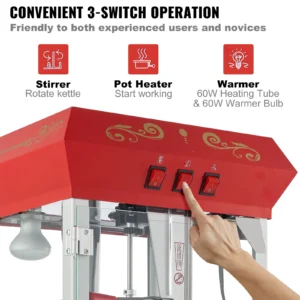 Electric Commercial Popcorn Maker - Thumbnail Image 5
