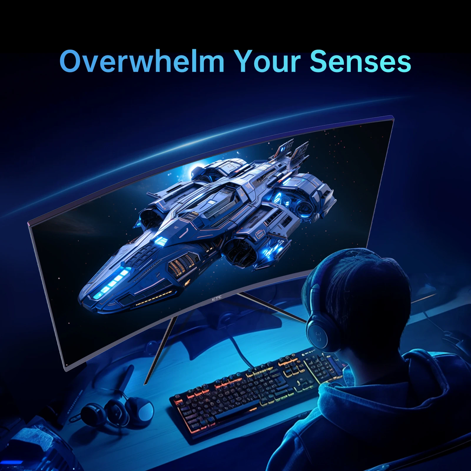 32″ 240Hz Curved Monitor - Image 4