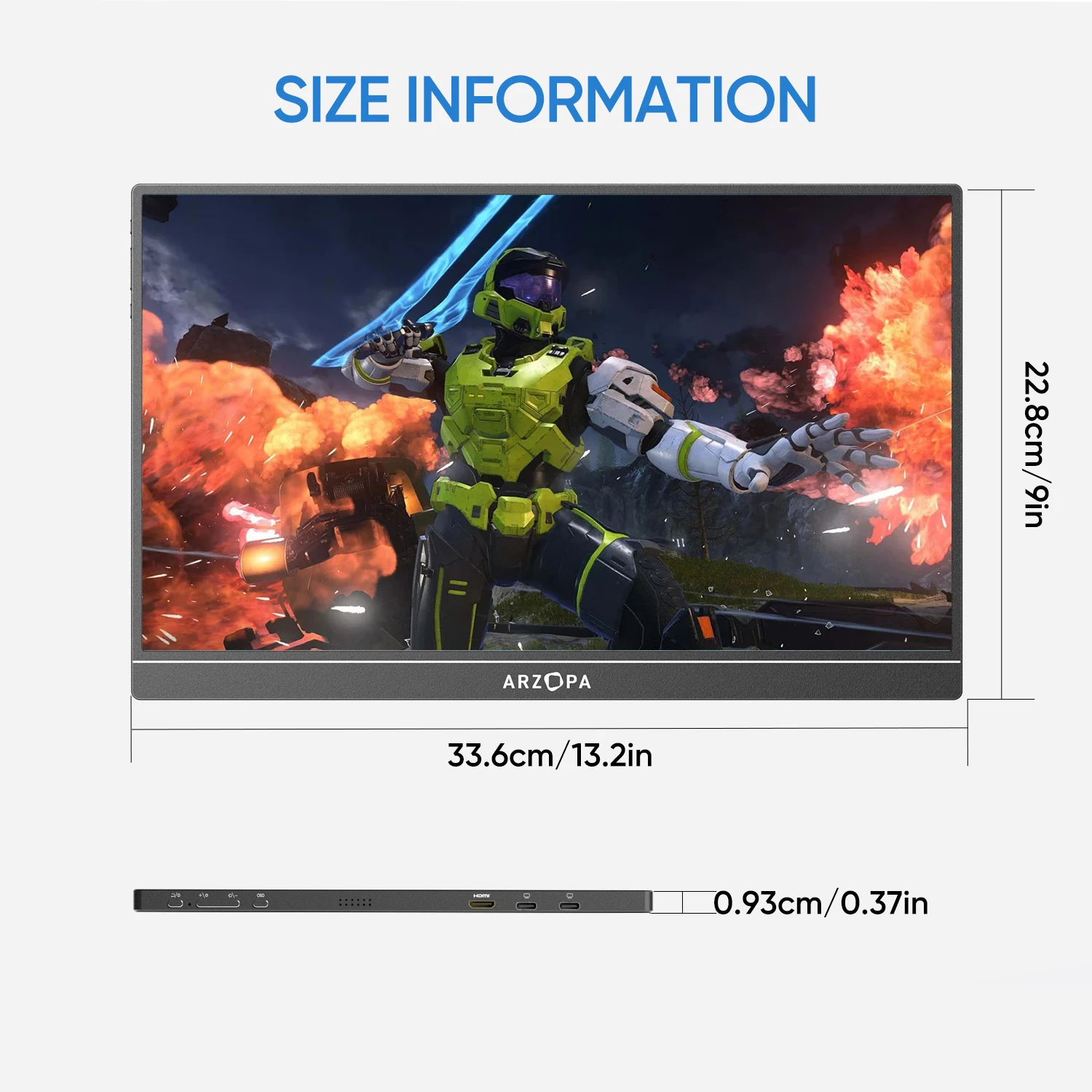 16″ 144Hz Portable Monitor - Image 3