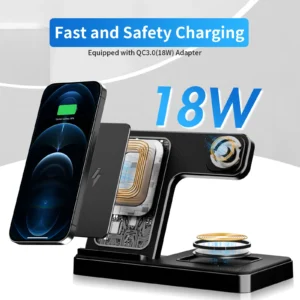 3-in-1 Wireless Charger - Thumbnail Image 2