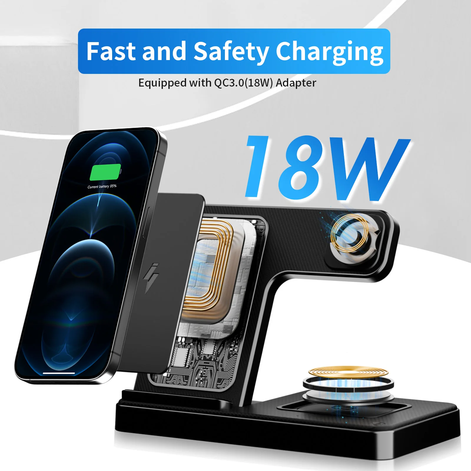 3-in-1 Wireless Charger - Image 2