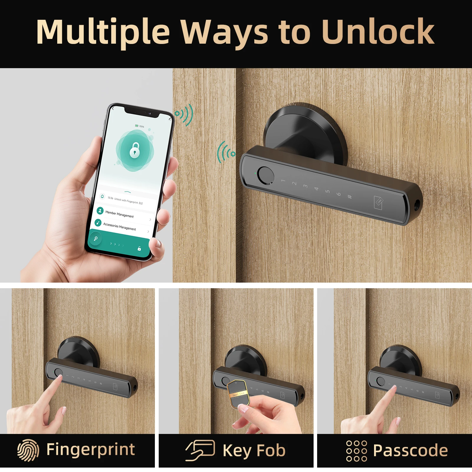 Fingerprint Smart Door Lock - Image 2