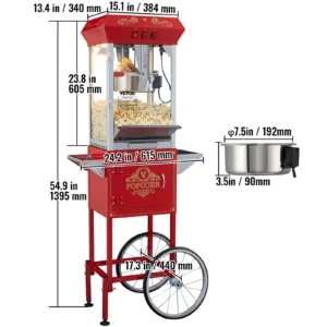 Electric Commercial Popcorn Maker - Thumbnail Image 7