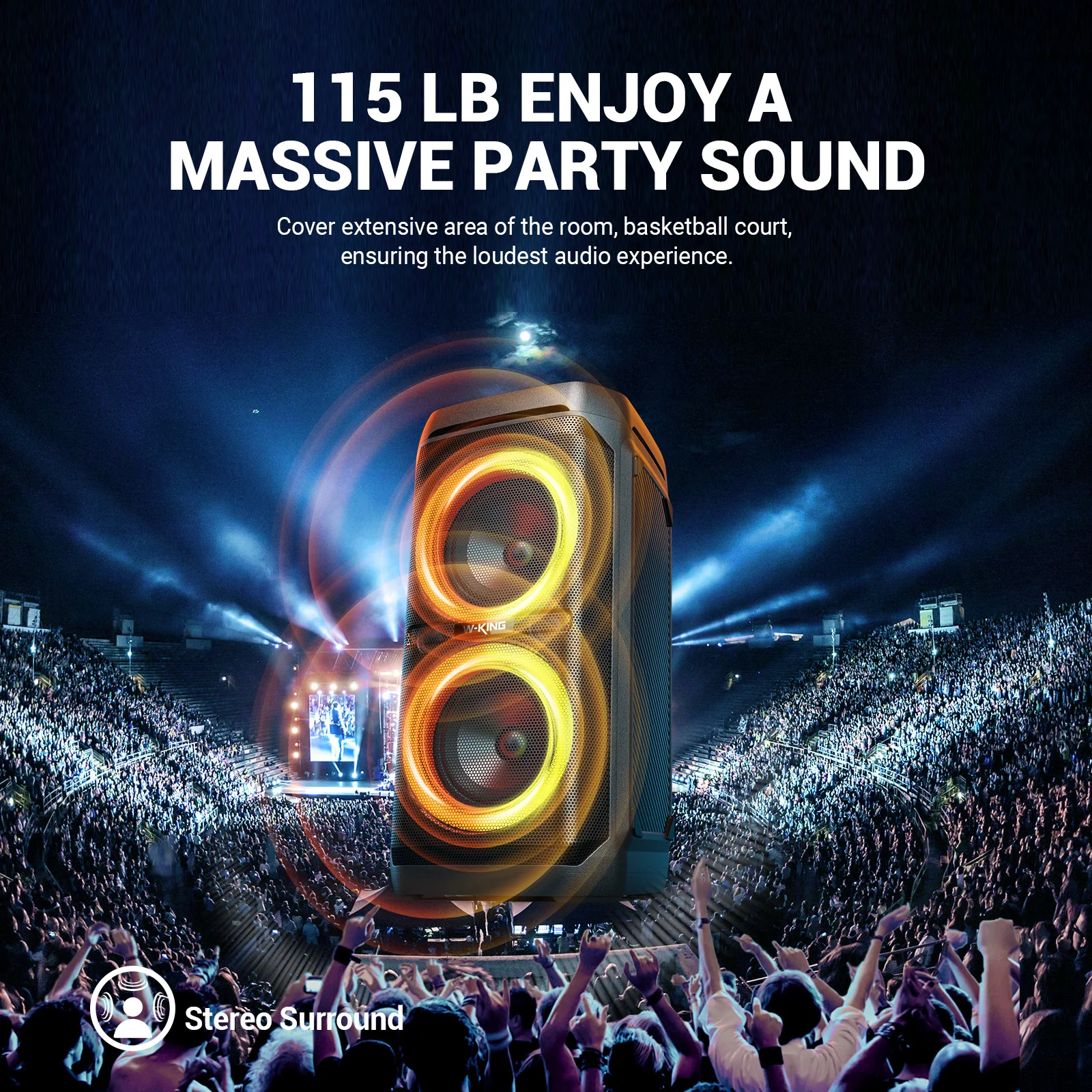 100W Waterproof Bluetooth Speaker - Image 2