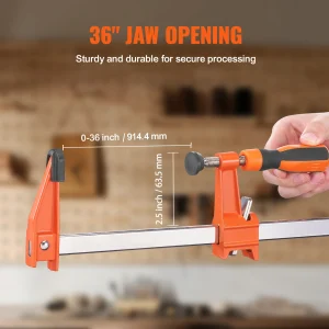 Heavy-Duty Bar Clamp Set - Thumbnail Image 3