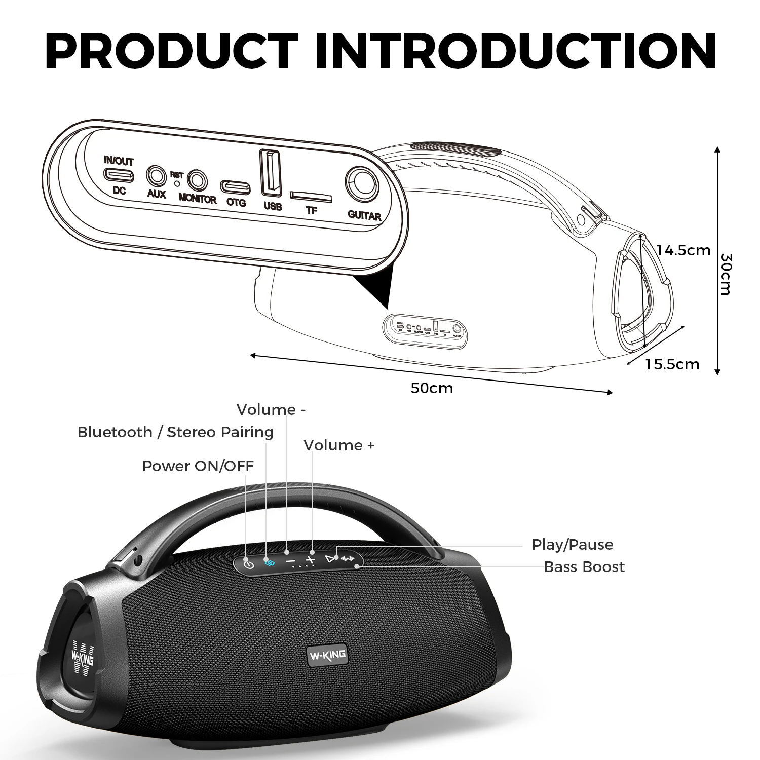 Power Bass Party Speaker - Image 5