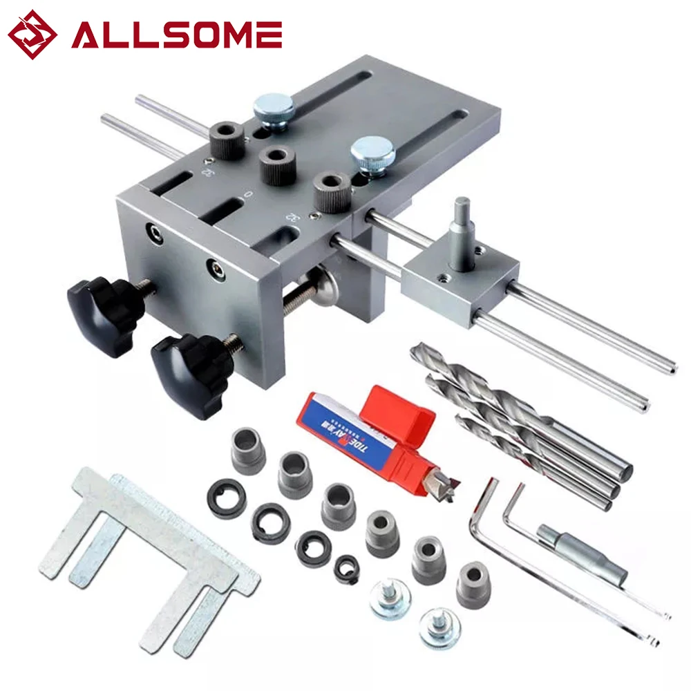 3 IN 1 Wood Dowelling Jig Kit - Image 1