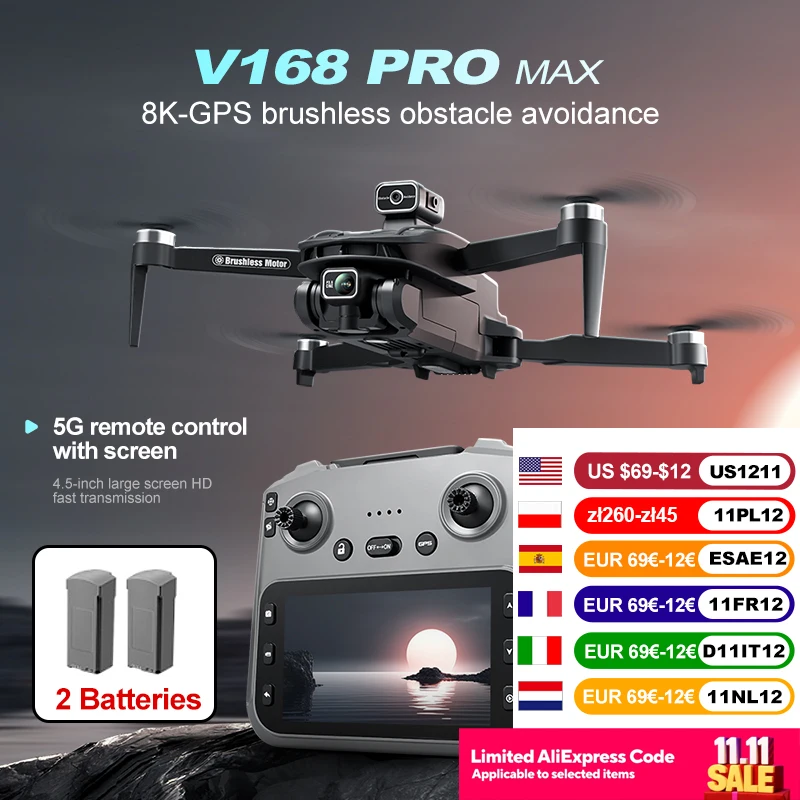 V168 Max Mini Drone - Image 1
